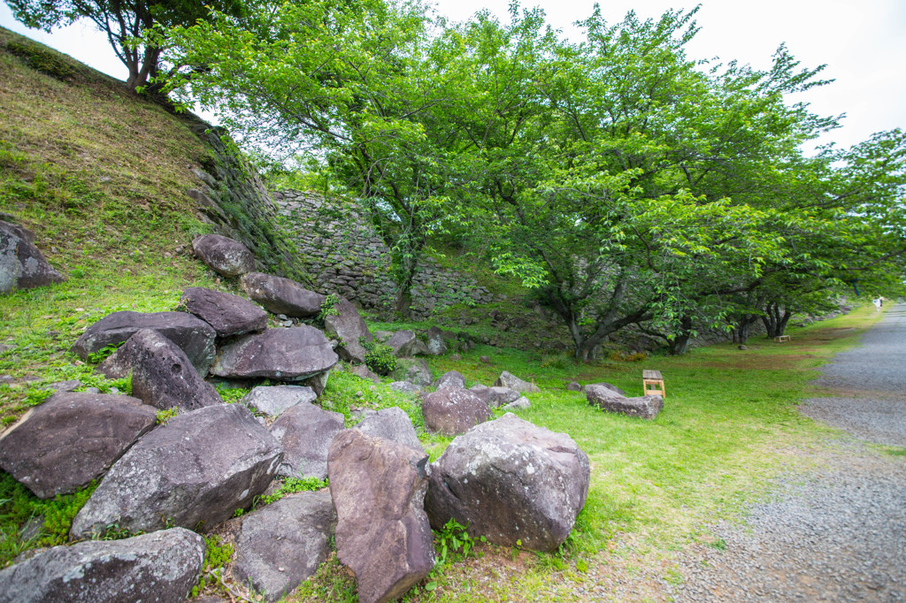 名護屋城址にて