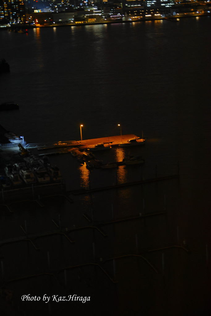 夜の桟橋