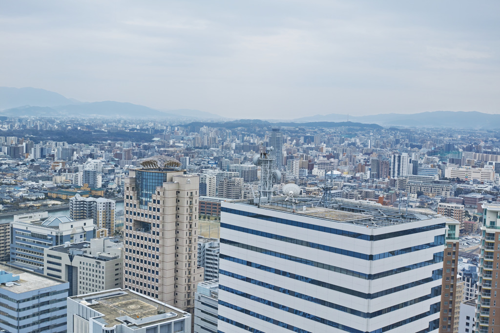 タワーから福岡の街1