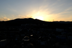 筑紫の夕景