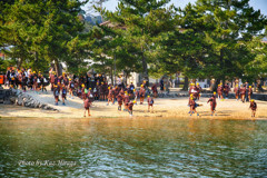 宮島にて
