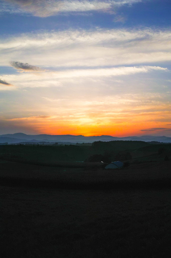 8月3日の夕陽-1