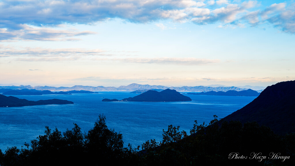 屋島から瀬戸内を望む