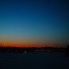 氷点下１７度の夕景