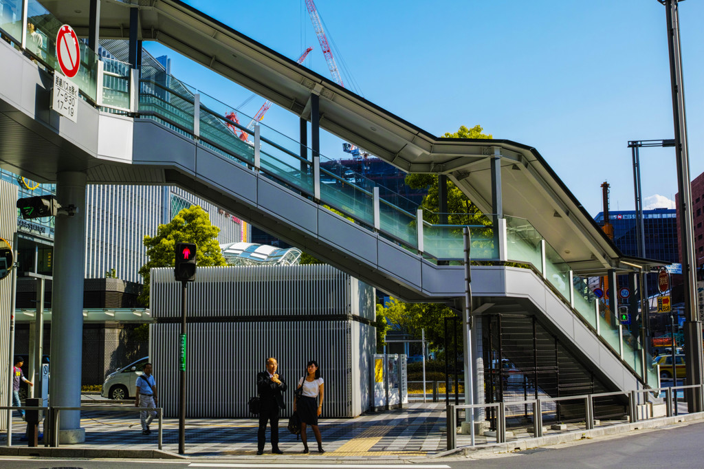 博多駅の周辺で