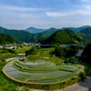 ホースシューベントの棚田