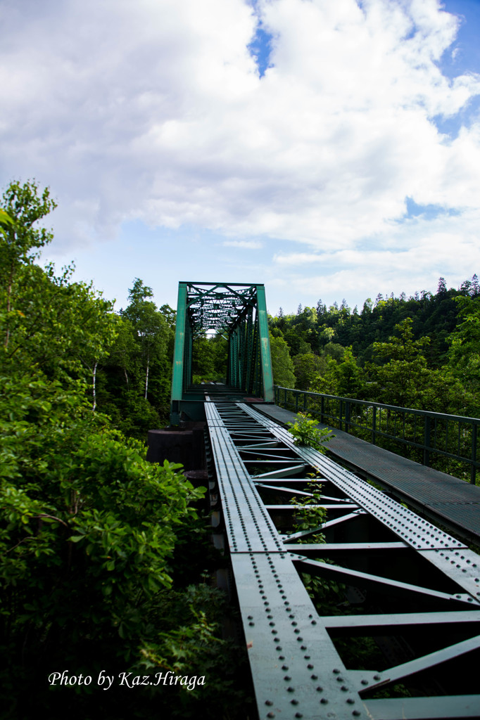 廃線の鉄橋