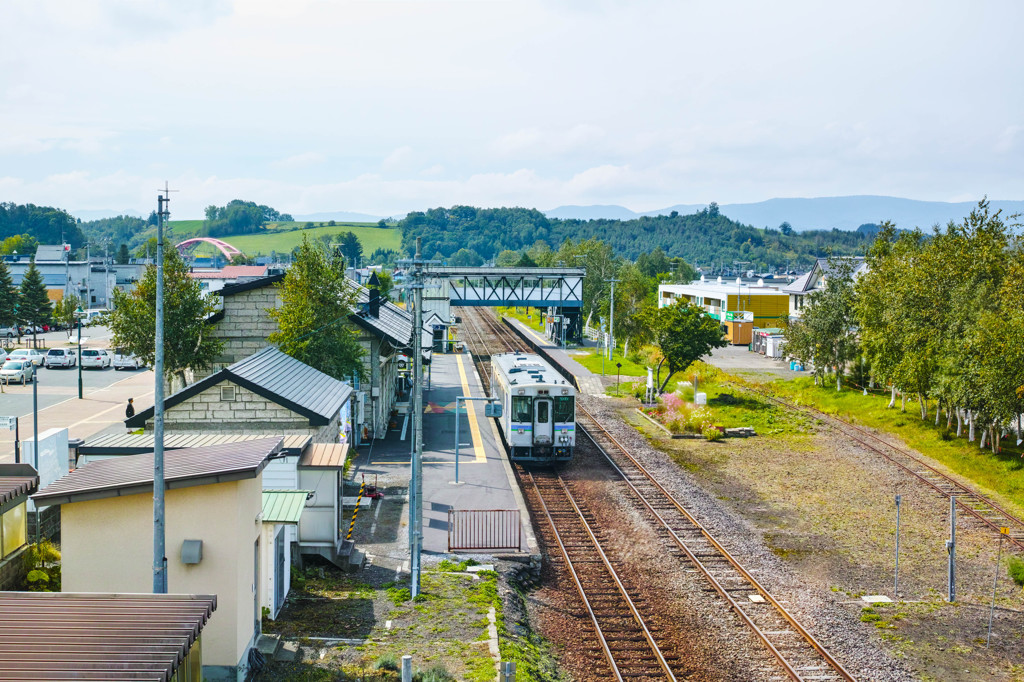 JR美瑛駅、ディーゼル車両