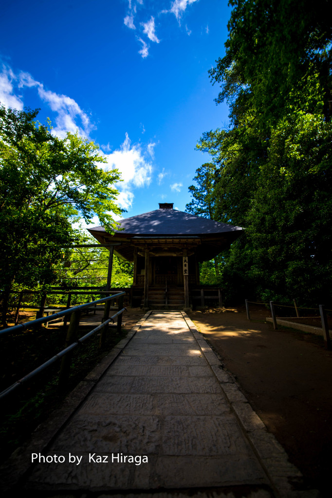 中尊寺にて