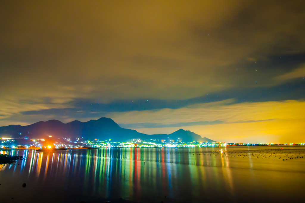 雲仙岳シルエット