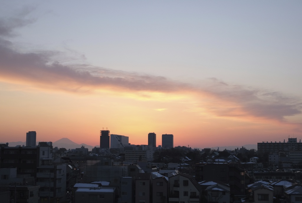 東京の夕焼け