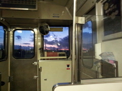 2016/11/13_津軽鉄道から夕暮れを望む