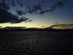 2016/12/23_溜め池の夕暮れ