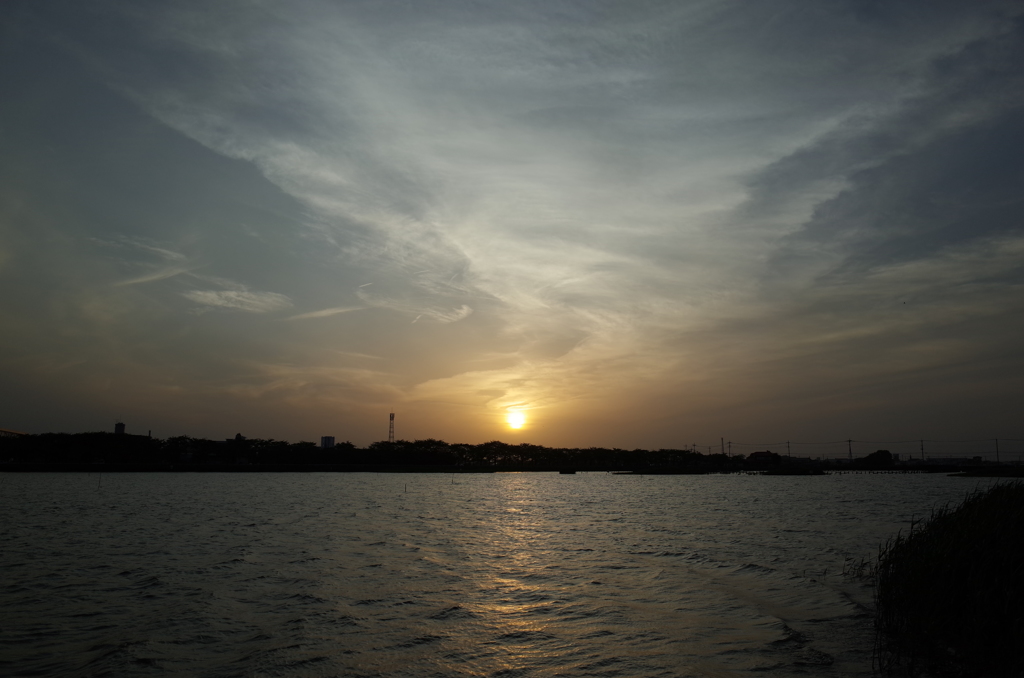 2016/05/07_伊佐沼の夕暮れ