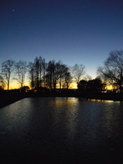 2016/12/30_さきたま古墳公園の夕暮れ
