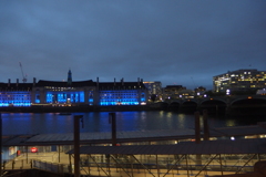 2016/05/19_夕暮れのカウンティー・ホールとウェストミンスター橋