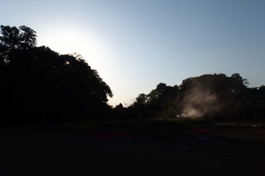 2015/04/26_畑に煙