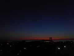 2017/06/14_宿から富山湾の夕暮れを望む