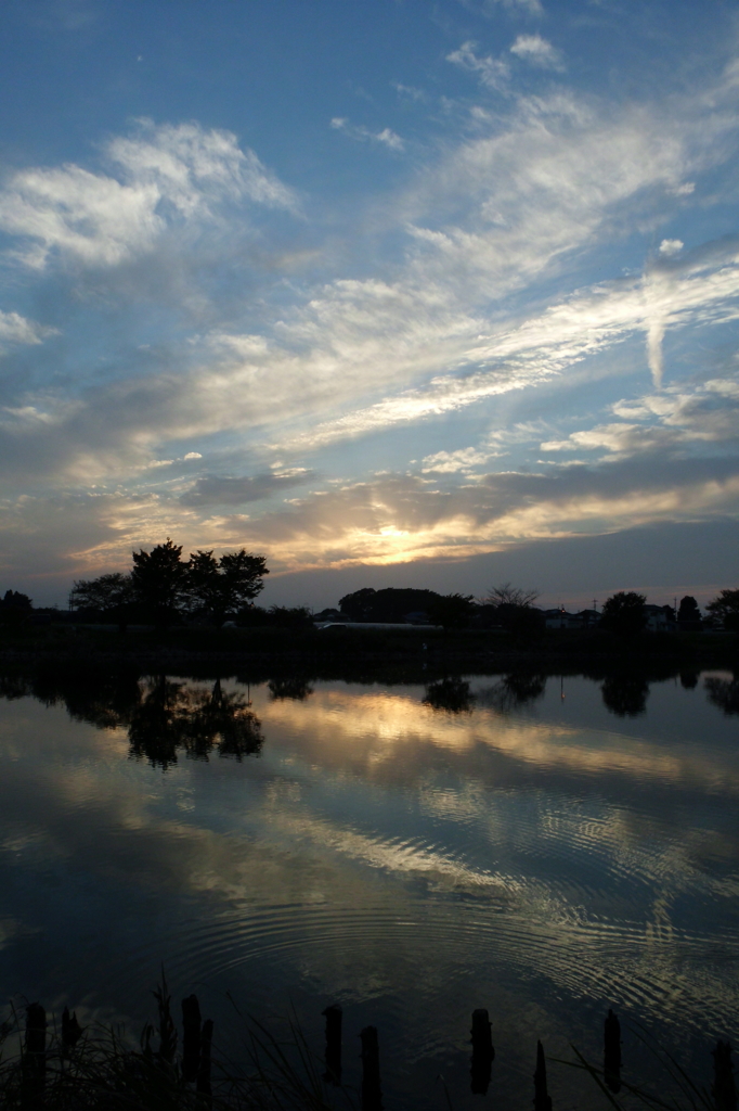 2015/10/03_柴山沼の夕暮れ