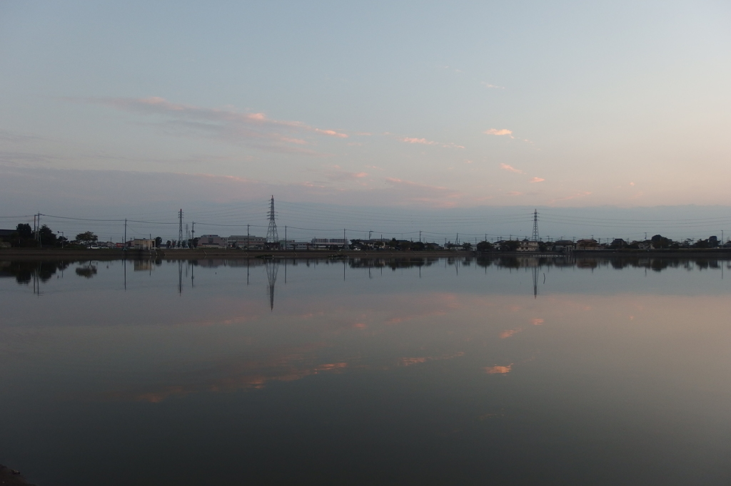 2015/09/27_伊佐沼の夕暮れ