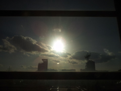 2016/11/12_盛岡駅に日が傾く