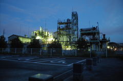 2014/08/23_夕暮れの工場
