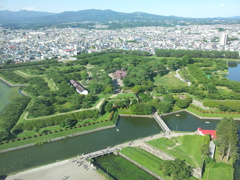 2016/08/12_五稜郭タワーから五稜郭を望む