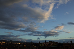 2016/05/21_カールトン・ヒルからエディンバラ市街の夕暮れを望む