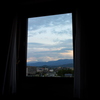 2017/06/15_宿から夕暮れの立山連峰を望む