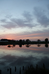 2015/10/03_柴山沼の夕暮れ