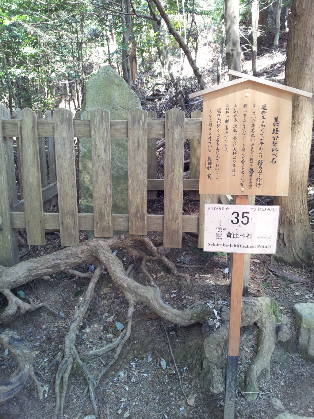 2019/04/13_鞍馬寺 背比べ石