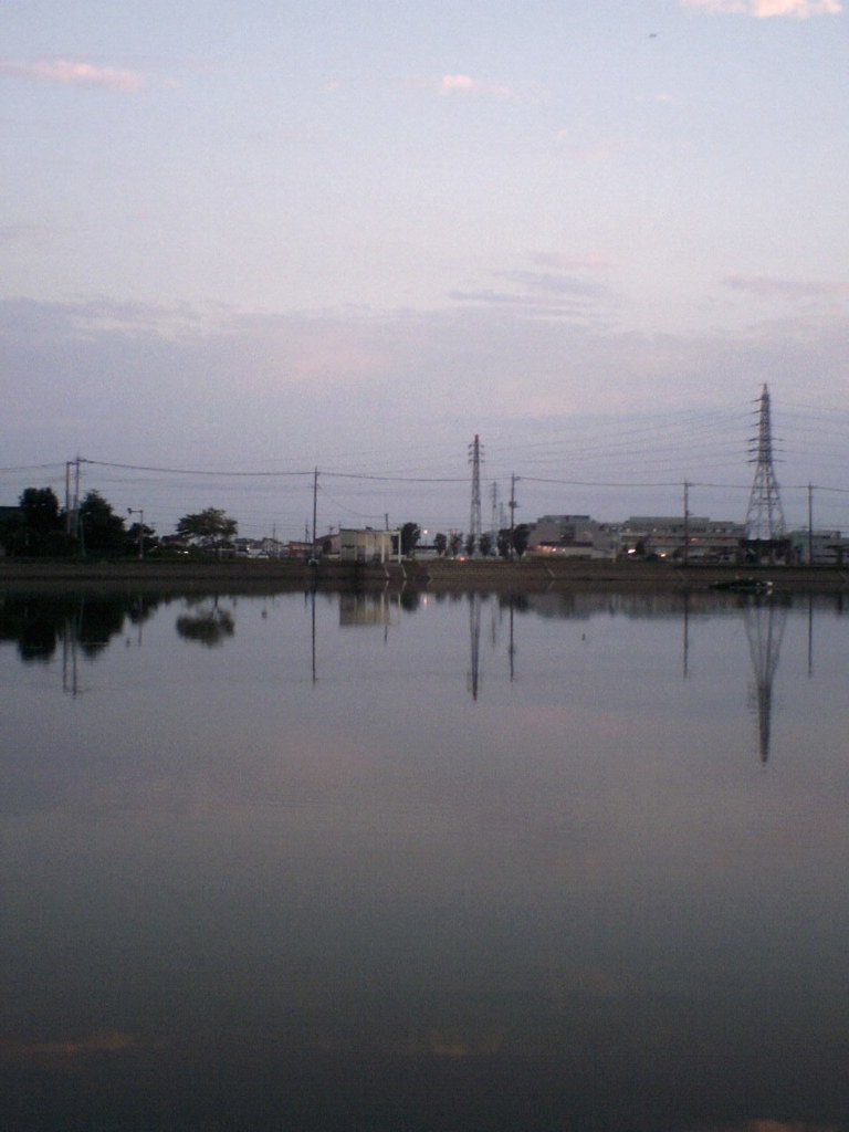 2015/09/27_伊佐沼の夕暮れ