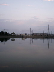 2015/09/27_伊佐沼の夕暮れ