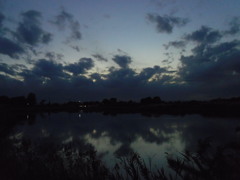 2016/11/26_溜め池の夕暮れ