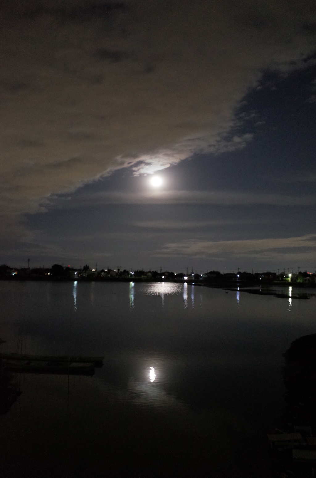 2014/12/07_月夜の伊佐沼