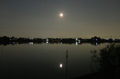 2015/09/27_伊佐沼の月夜