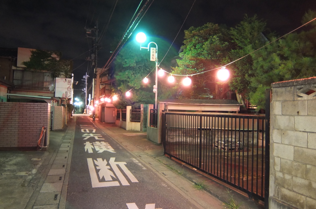 2014/08/30_祭り中の路地