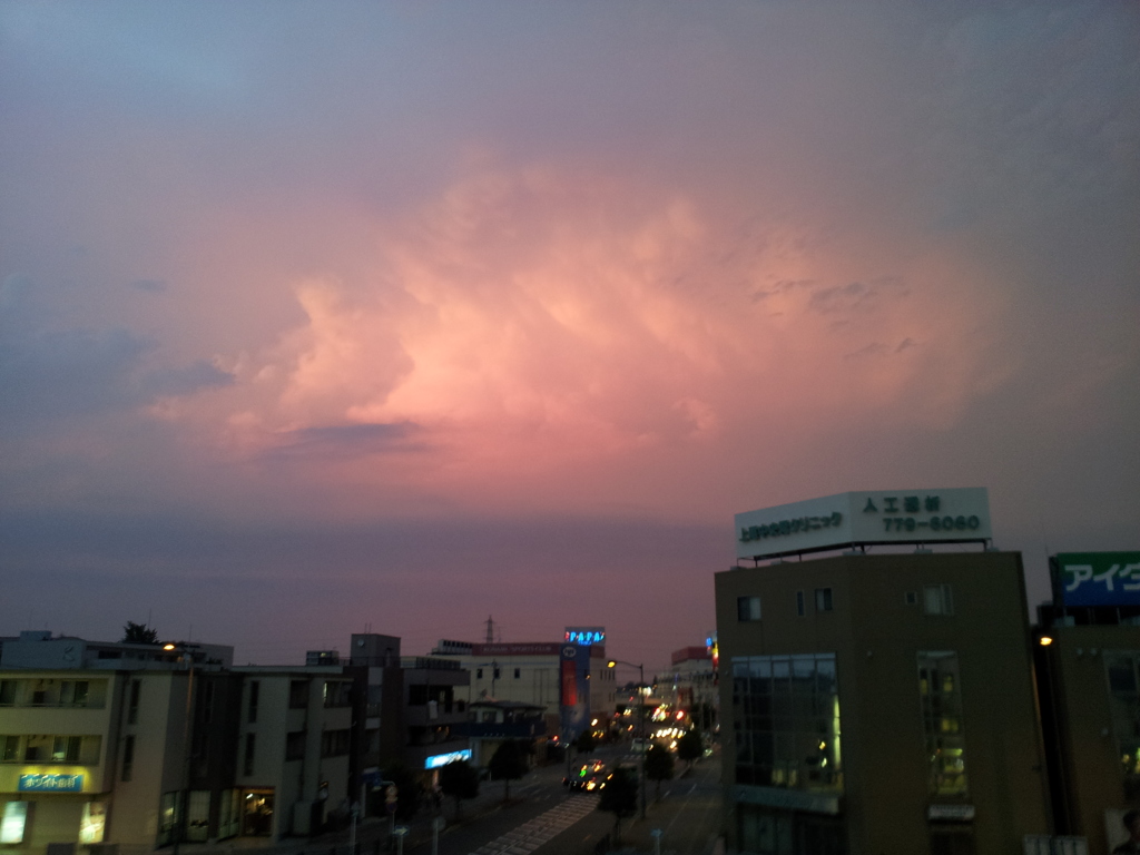 2018/07/16_北上尾の夕暮れ