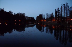 2014/12/14_夕暮れの別所沼公園