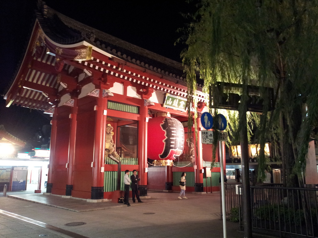 2015/10/08_夜の雷門