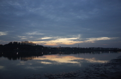 2015/10/11_伊佐沼の夕暮れ