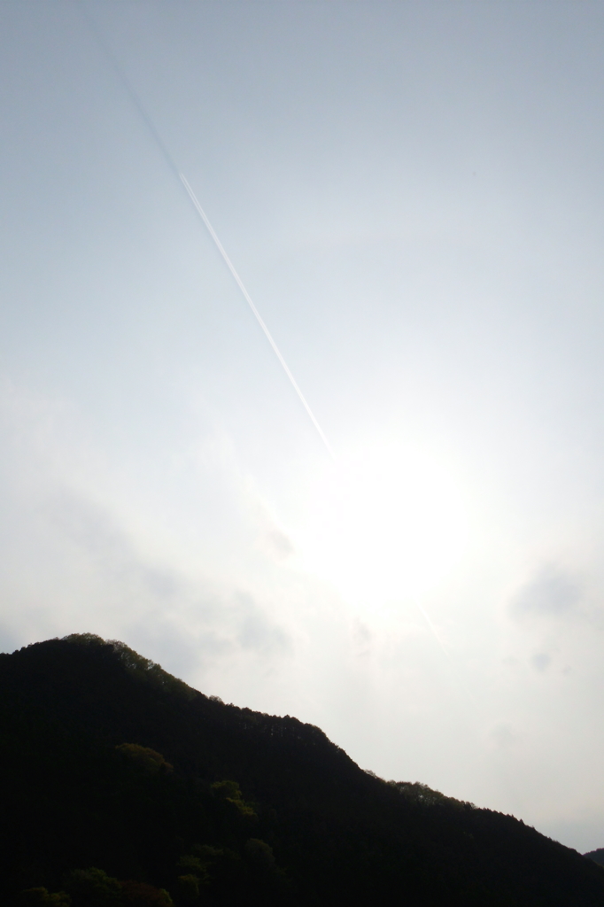2014/04/19_飛行機雲