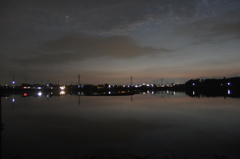 2015/10/17_伊佐沼の夕暮れ