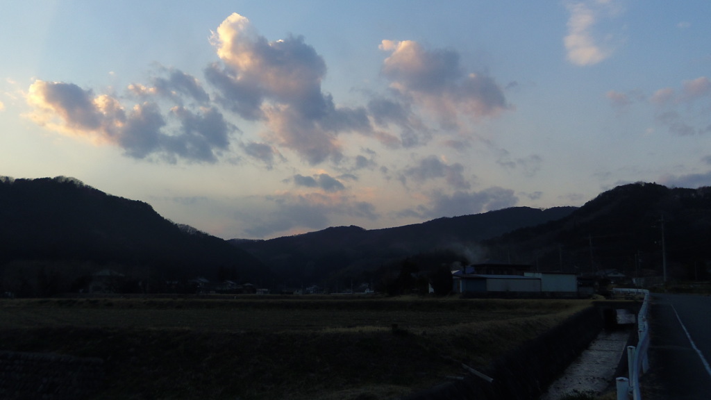 2014/01/18_山里の夕暮れ