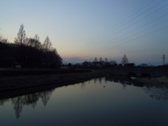 2017/04/02_花の丘農林公苑の夕暮れ