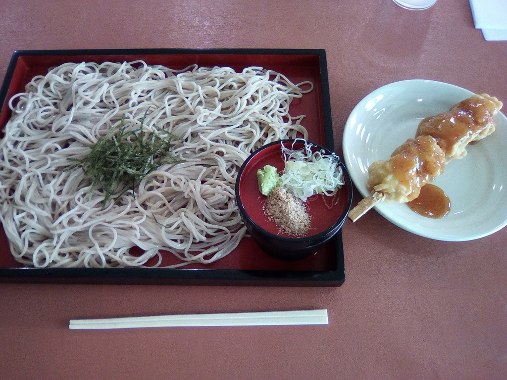 2018/10/27_道の駅ちちぶの蕎麦と味噌ポテト