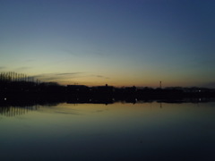 2017/01/07_伊佐沼の夕暮れ