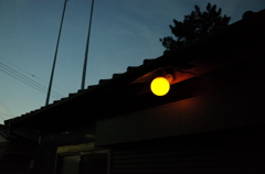 2014/11/23_夕暮れの消防小屋