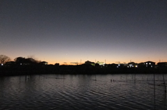 2015/01/10_山ノ神沼の夕暮れ