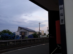 2018/07/15_夕暮れの金木駅